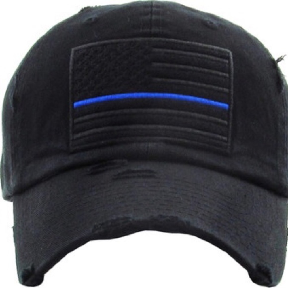 Flag tactical baseball cap with thin lines